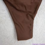 NEW Abysse x free people Benson high waisted bikini bottoms in dark brown, XL Brown Photo 11