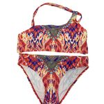 True Colours by La Moda Womens 2PC Embellished Bikini Swimsuit L Red Size L Photo 2