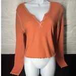 American Eagle AEO Henley Top Bella Swan Elena Gilbert Y2K Size Large Photo 0