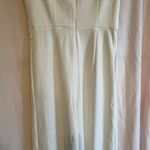 Calvin Klein size 8 white jumpsuit V-Neck Sheath Mini Dress Photo 7