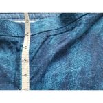 H by Halston  Womens Petite Wide Leg Blue Patterned Rayon Crop Pants Sz 20WP Photo 9
