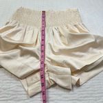 TCEC  Ivory Silky Smocked Shorts Photo 7