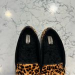 Birdies Starling Print Calf Hair Slip On Faux Fur Lined Flats Size 7 Photo 5