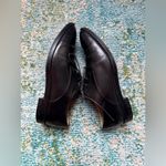 Emporio Armani Vintage black leather tie loafers, size 38.5 Photo 11