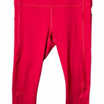 Lululemon Pace Rival High-Rise Crop 22" Dark Red Womens size 10 Photo 0