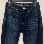 American Eagle  Tomgirl Stretch Dark Wash Blue Jeans Size 00 Reg Photo 2