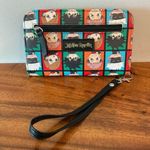 Rare Hot Topic Out Of Stock Jujutsu Kaisen Chibi Character Grid Tech Wallet Blue Photo 0