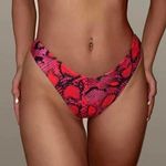 SheIn Snakeskin Bikini Bottom Photo 0