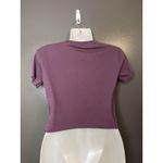 Dazed Shirt XS Purple Cropped Letter D Graphic Geometric Tee T Photo 3