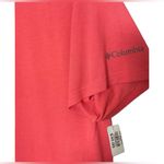 Columbia Sportswear Women’s Small Coral Red Short Sleeve Crewneck Tee Shirt Photo 2