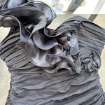 Cinderella Design One Shoulder Ruffle Evening Gown Prom Dress in Black - Size XL Photo 4