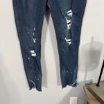 No Boundaries  High Rise Sculpting Skinny Jeans Distressed Juniors Size 11 Raw Hem Photo 1