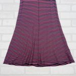 Horny Toad Pink Navy Stripe Sleeveless Cowl Neck A-Line Dress Women's XS Photo 1