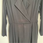 VIA SANT ANDREA | Vintage Black Gold Embroidered Shoulder Jumpsuit Sz 10P Photo 4