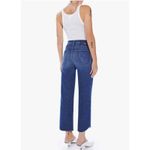 MOTHER Denim Rambler Zip Matinee Ankle Jeans in let's wine about it Photo 1