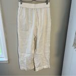 Tahari  White Linen Pant Photo 4