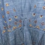 Free People  Tallulah Embroidered Blouse Photo 3