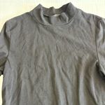 Kittenish mock neck long sleeve bodysuit black medium Photo 3