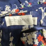 Edite Mode dress dark blue with flowers S Photo 4
