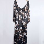 Baltic Born NWT Tristan Maxi Dress Black Floral Large Boho Photo 1