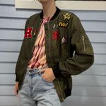Hot & Delicious Nasty Gal  Patches Bomber Jacket Photo 1