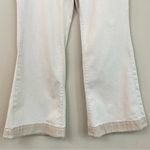 Chico's Chico’s Neutral Two Tone Colorblock Wide Flare Jeans Size 14R Photo 6