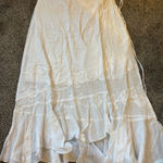 Euro White Fairy Midi Skirt Photo 0