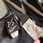 Vintage 90s fairycore Perseption black and white floral halter mini dress small Photo 3