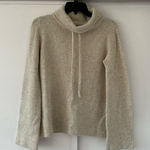 Loft Cozy Cream Turtleneck Sweater • Size M Photo 0