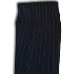 Lane Bryant Navy Drawstring Pinstripe Pants Ankle By  Size: 16 Photo 3