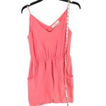 Amanda Uprichard  Mini Dress S Neon Ballet Silk Easy Pocket Resort Summer Chic Photo 9