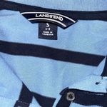 ✨Lands' End Women's Short Sleeve Polo Sz Small Blue Striped Dress✨ Photo 5