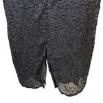Vintage Beaded Dress Black Silk Party Cocktail Dress Open Back M Size M Photo 7