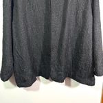 Avenue Black Shine Embossed Blazer Size 26/28 Photo 2
