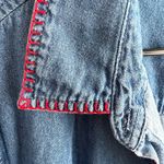 White Stag Vintage  snowman embroidered denim button up size 16W Photo 5