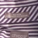 Chico's Womens Button Up Blouse Size M or 1 Professional Career Business Work Photo 7