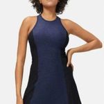 Outdoor Voices Athena Navy Blue & Charcoal Athletic Mini Dress L Photo 0