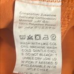 SheIn  Orange Square Neck Puff Sleeve Back Lace Up Cropped Summer Blouse Top Photo 8