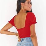 Show Me Your Mumu Red Baker Bodysuit NWT Photo 1