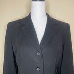 Alfani Vintage  Black 4-Button Blazer Jacket Size 10 Minimalist 90s Professional Photo 1