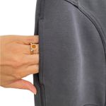 Chelsea and Violet Gray Knit High Waist Extreme Flare Pants Sz M Photo 3