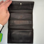 Fendi  Zucca Print Canvas Leather Trim‎ Bi Fold Wallet Brown Authentic Designer Photo 10