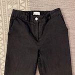 Oak + Fort  Slim Fit Elastic Waist Back Black Jeans Size S Photo 4