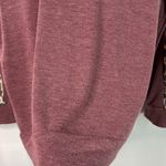 First Love NWT Brushed Fleece Leopard Patchwork Long Sleeve (Burgundy) - Large Photo 5