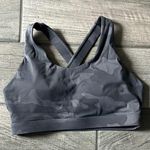 Gray Racerback Sports Bra Moisture Photo 0