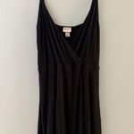 Y2K Mossimo Tank Dress Sz S Black Tunic Babydoll Dark Fairy Twilight Ribbed Soft Photo 13