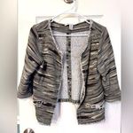 American Rag  | olive, black and gray cardigan, size S ￼ Photo 0