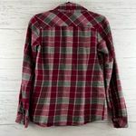Outdoor Research Plaid Ceres Flannel Button Down Shirt Size S Red Photo 14