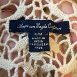 American Eagle White and black ombré crocheted top. Size M from . Photo 3