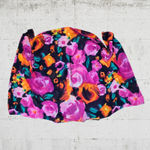 St. John Floral Sheer Silk Blend Swim Suit Cover Up Bathing Suit Cover Size Small Photo 7